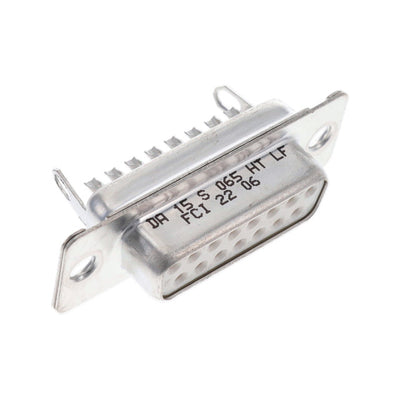 DA15S065HTLF by Amphenol ICC (FCI) - CONNECTOR D-SUB RCPT 15POS SLDR CUP