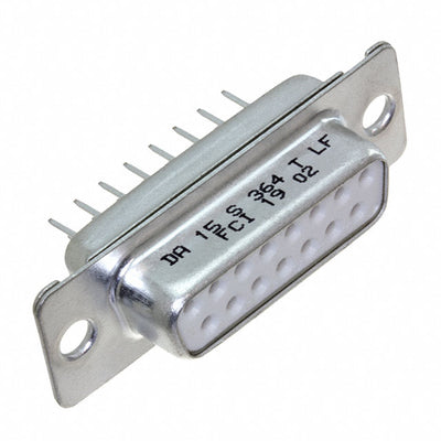 DA15S364TLF by Amphenol ICC (FCI) - CONNECTOR D-SUB RCPT 15POS VERT SLDR