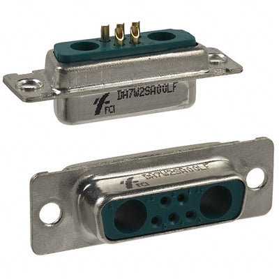 DA7W2SA00LF by Amphenol ICC (FCI) - CONNECTOR D-SUB RCPT 7POS SLDR CUP
