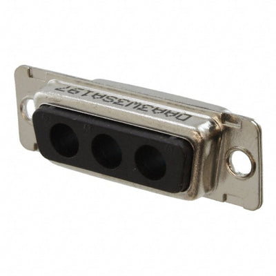 DAA-3W3S-A197-F0 by ITT Cannon, LLC - CONNECTOR D-SUB HOUSING RCPT 3POS