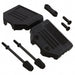 DABS-15 by ITT Cannon, LLC - CONNECTOR BACKSHELL 15POS 180DEG