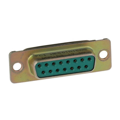 DAM15S by Amphenol ICC (FCI) - CONNECTOR D-SUB RCPT 15P SLDR CUP