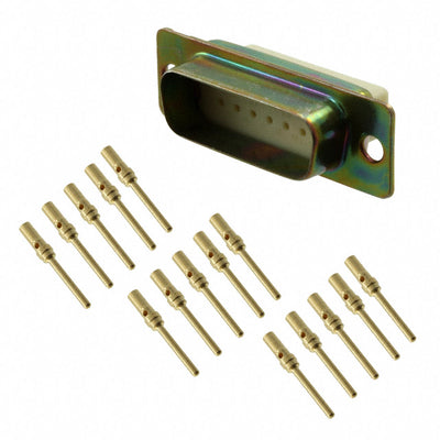 DAMA-15P by ITT Cannon, LLC - CONNECTOR D-SUB PLG 15P PNL MT CRIMP