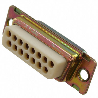 DAMA-15S-F0 by ITT Cannon, LLC - CONNECTOR D-SUB HD HOUSING RCPT 15POS