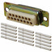 DAMA-15S by ITT Cannon, LLC - CONNECTOR D-SUB RCP 15P PNL MT CRIMP