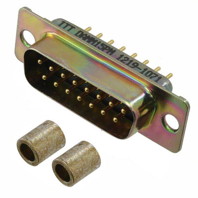 DAMM-15P-M by ITT Cannon, LLC - CONNECTOR D-SUB PLUG 15P PNL MNT SLDR