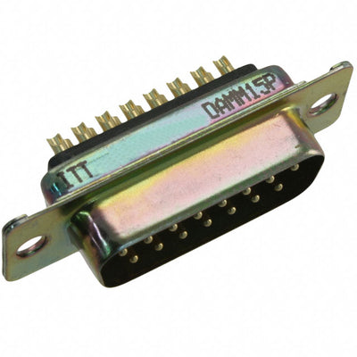 DAMM-15P by ITT Cannon, LLC - CONNECTOR D-SUB PLUG 15POS PNL MNT
