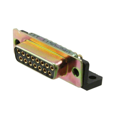 DAMM-15S-D by ITT Cannon, LLC - CONNECTOR D-SUB RCPT 15POS R/A SLDR
