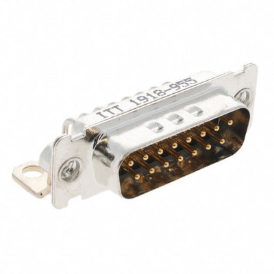 DAMP15PJK87 by ITT Cannon, LLC - CONNECTOR D-SUB PLUG 15POS R/A SLDR