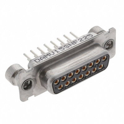 DAMV15SNF225 by ITT Cannon, LLC - CONNECTOR D-SUB RCPT 15P PNL MNT SLDR