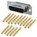 DAUH-15S by Cinch Connectivity Solutions - CONNECTOR D-SUB RCPT 15POS CRIMP