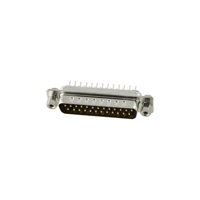 DB25-PT-1-SL-JS by Adam Tech - CONNECTOR D-SUB PLUG 25POS VERT SLDR