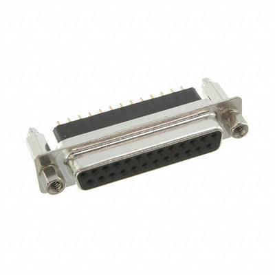 DB25-SE-1-BL-JS by Adam Tech - CONNECTOR D-SUB RCPT 25POS VERT SLDR