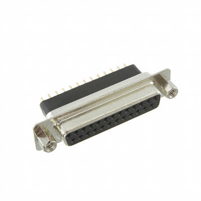 DB25-SE-1-JS by Adam Tech - CONNECTOR D-SUB RCPT 25POS VERT SLDR