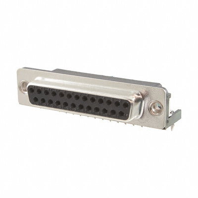 DB25-SL-24 by Adam Tech - CONNECTOR D-SUB RCPT 25POS R/A SLDR