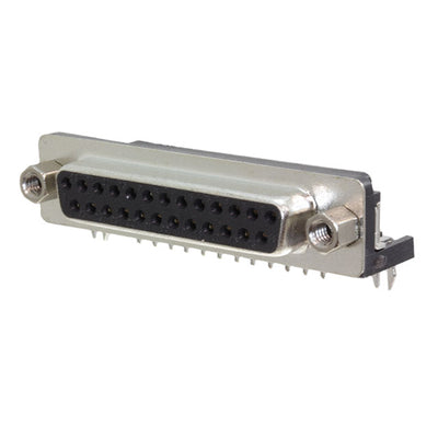 DB25-SL-25 by Adam Tech - CONNECTOR D-SUB RCPT 25POS R/A SLDR
