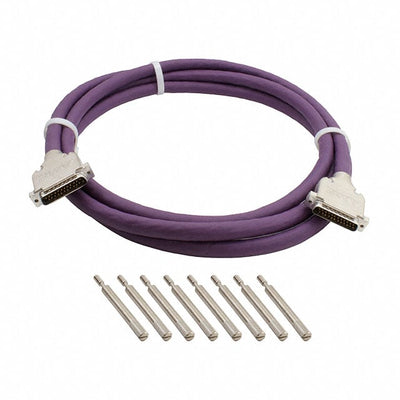 DB25M10DB25M by Switchcraft Inc. - CABLE ASSY DB25 VIOLET 3.05M