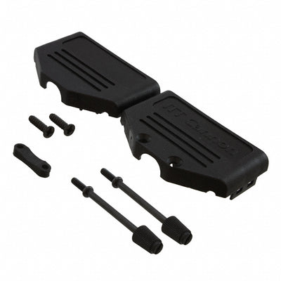 DBBS-25 by ITT Cannon, LLC - CONNECTOR BACKSHELL 25POS 180DEG