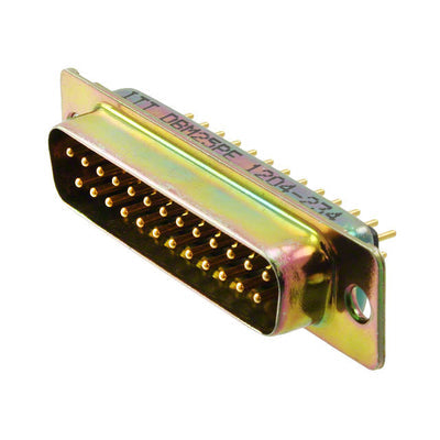 DBM-25P-E by ITT Cannon, LLC - CONNECTOR D-SUB PLUG 25P PNL MNT SLDR