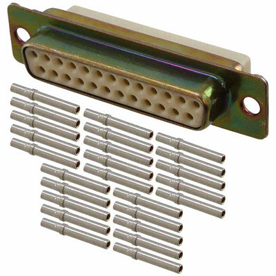 DBMA-25S by ITT Cannon, LLC - CONNECTOR D-SUB RCP 25P PNL MT CRIMP