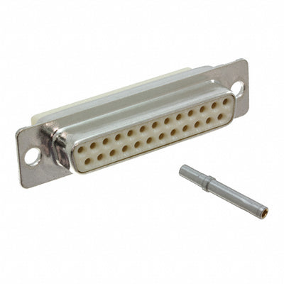DBMA25SA197 by ITT Cannon, LLC - CONNECTOR D-SUB RCPT 25POS PNL MNT