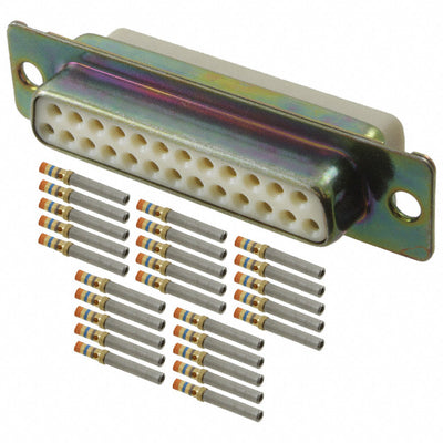 DBMAM-25S by ITT Cannon, LLC - CONNECTOR D-SUB RCP 25P PNL MT CRIMP