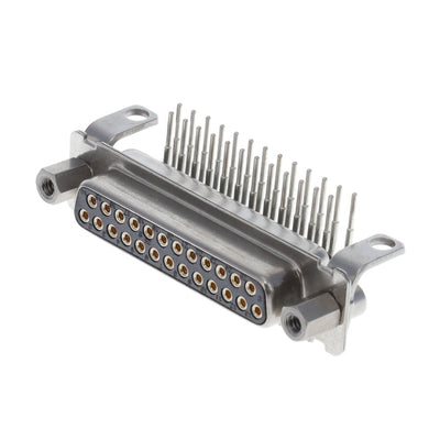 DBMD25SJF225 by ITT Cannon, LLC - CONNECTOR D-SUB RCPT 25POS R/A SLDR