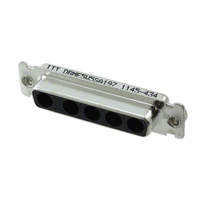 DBME-5W5S-A197 by ITT Cannon, LLC - CONNECTOR D-SUB HOUSING RCPT 5POS
