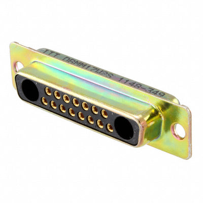 DBMM-17W2S by ITT Cannon, LLC - CONNECTOR D-SUB RCPT 17POS PNL MNT