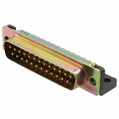 DBMM-25P-D by ITT Cannon, LLC - CONNECTOR D-SUB PLUG 25POS R/A SLDR