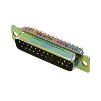 DBMM-25P by ITT Cannon, LLC - CONNECTOR D-SUB PLUG 25POS PNL MNT