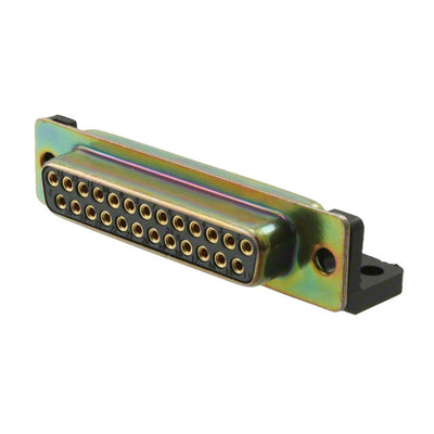 DBMM-25S-L by ITT Cannon, LLC - CONNECTOR D-SUB RCPT 25POS R/A SLDR