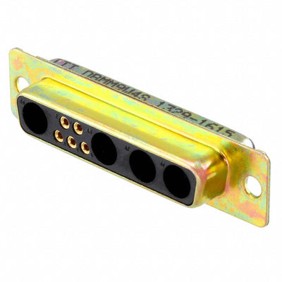DBMM-9W4S by ITT Cannon, LLC - CONNECTOR D-SUB RCPT 9POS PNL MNT