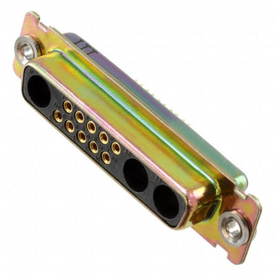 DBMM-13W3S by ITT Cannon, LLC - CONNECTOR D-SUB RCPT 13POS PNL MNT