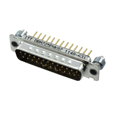 DBMZ-25P-N-K87 by ITT Cannon, LLC - CONNECTOR D-SUB PLUG 25P PNL MNT SLDR