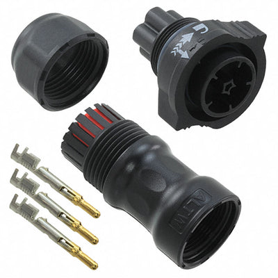 DC-03BFMA-QL8SPP by Amphenol LTW - CONNECTOR PLUG MALE 3POS GOLD CRIMP