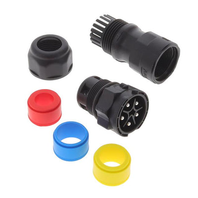 DC-05BMMB-QL8APP by Amphenol LTW - CONNECTOR RECPT MALE 5POS SILVER SCREW
