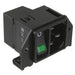 DC21.0024.1111 by SCHURTER Inc. - PWR ENT MOD RCPT IEC320-C14 PNL