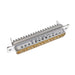 DC37P065HTXLF by Amphenol ICC (FCI) - CONNECTOR D-SUB PLUG 37POS SLDR CUP