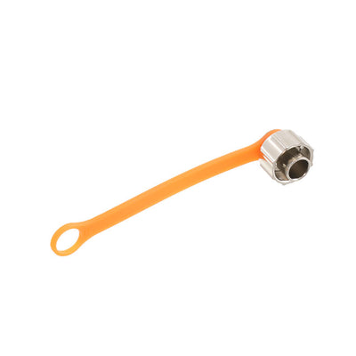 DCA-ACR-12-M-1 by Samtec Inc. - CONNECTOR DUST COVER 12 ORANGE/SILVER