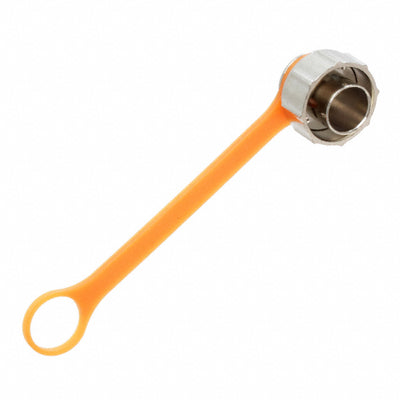 DCA-ACR-16-M-1 by Samtec Inc. - CONNECTOR DUST COVER 16 ORANGE/SILVER