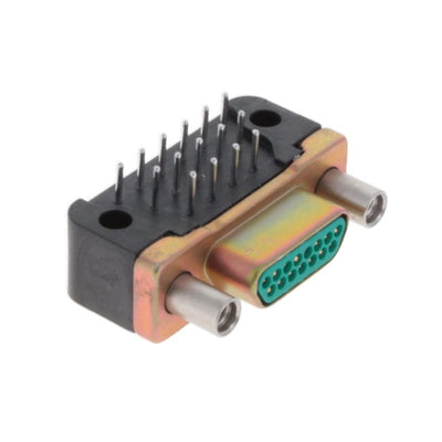 DCCM15PCBRP by Cinch Connectivity Solutions - CONNECTOR MICRO-D PLUG 15POS R/A SLDR