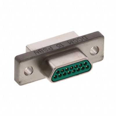 DCCM15PSBN by Cinch Connectivity Solutions - CONNECTOR MICRO-D PLUG 15POS PNL MNT