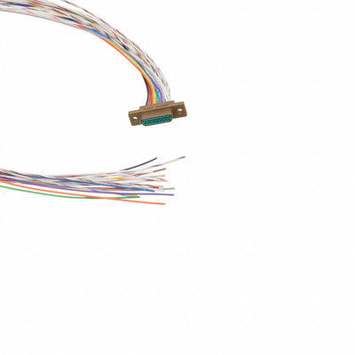 DCCM21P6E5-18.0B by Cinch Connectivity Solutions - MICRO-D PLUG 21POS WIRE LEAD 18
