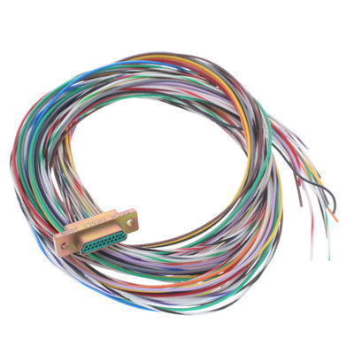 DCCM21P6E5-36.0B by Cinch Connectivity Solutions - MICRO-D PLUG 21POS WIRE LEAD 36