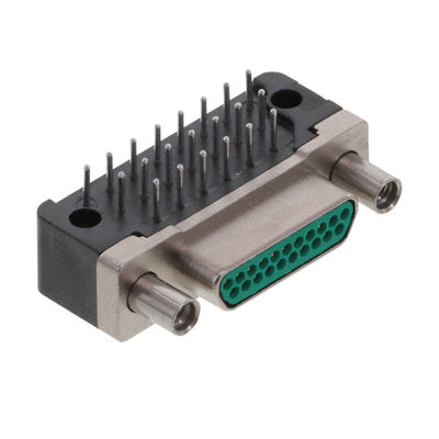 DCCM21PCBRP by Cinch Connectivity Solutions - CONNECTOR MICRO-D PLUG 21POS R/A SLDR