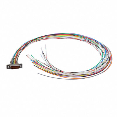 DCCM21S6E5-18.0BN by Cinch Connectivity Solutions - MICRO-D SKT 21POS WIRE LEAD 18