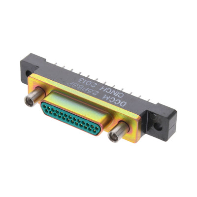 DCCM25PBSP by Cinch Connectivity Solutions - CONNECTOR MICRO-D PLUG 25P VERT SLDR