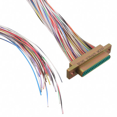 DCCM37P6E5-36.0B by Cinch Connectivity Solutions - MICRO-D PLUG 37POS WIRE LEAD 36