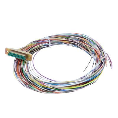 DCCM51P6E5-18.0B by Cinch Connectivity Solutions - MICRO-D PLUG 51POS WIRE LEAD 18